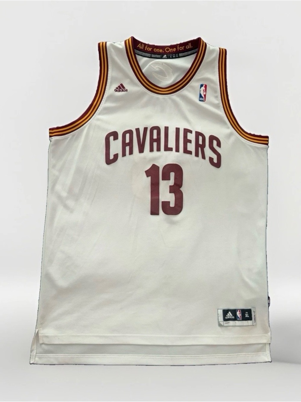 Adidas Cavaliers Delonte West #13 Swingman Jersey XL +2 White NBA
